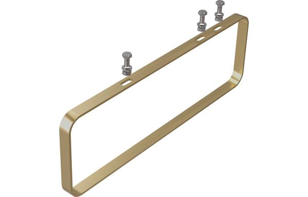 Abode Tableau Optional Towel Rail - Brushed Brass